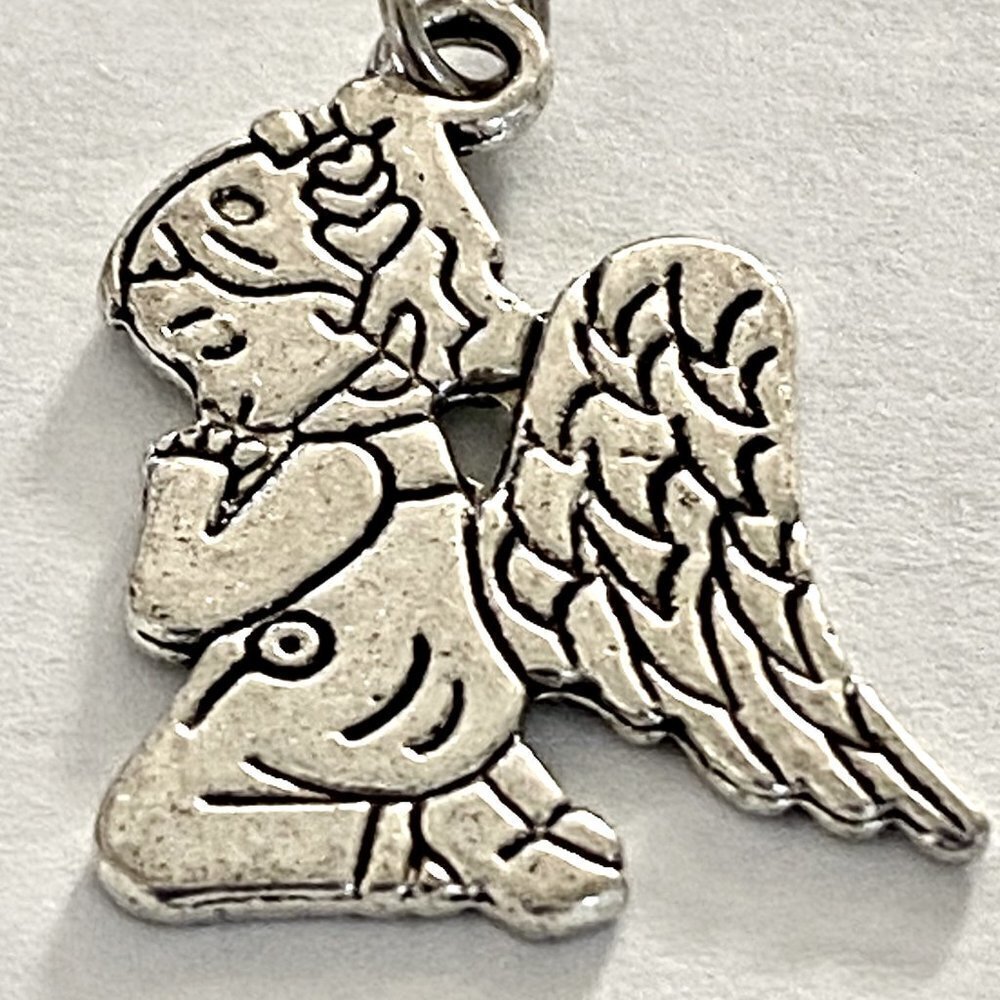 AS low as $2! Antique Silver Angel Baby Alloy Pendant Charms 3/PK